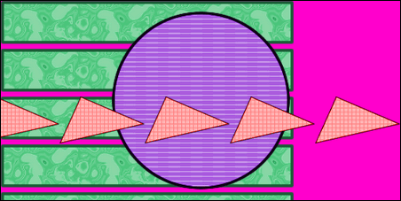 fundo com três imagens